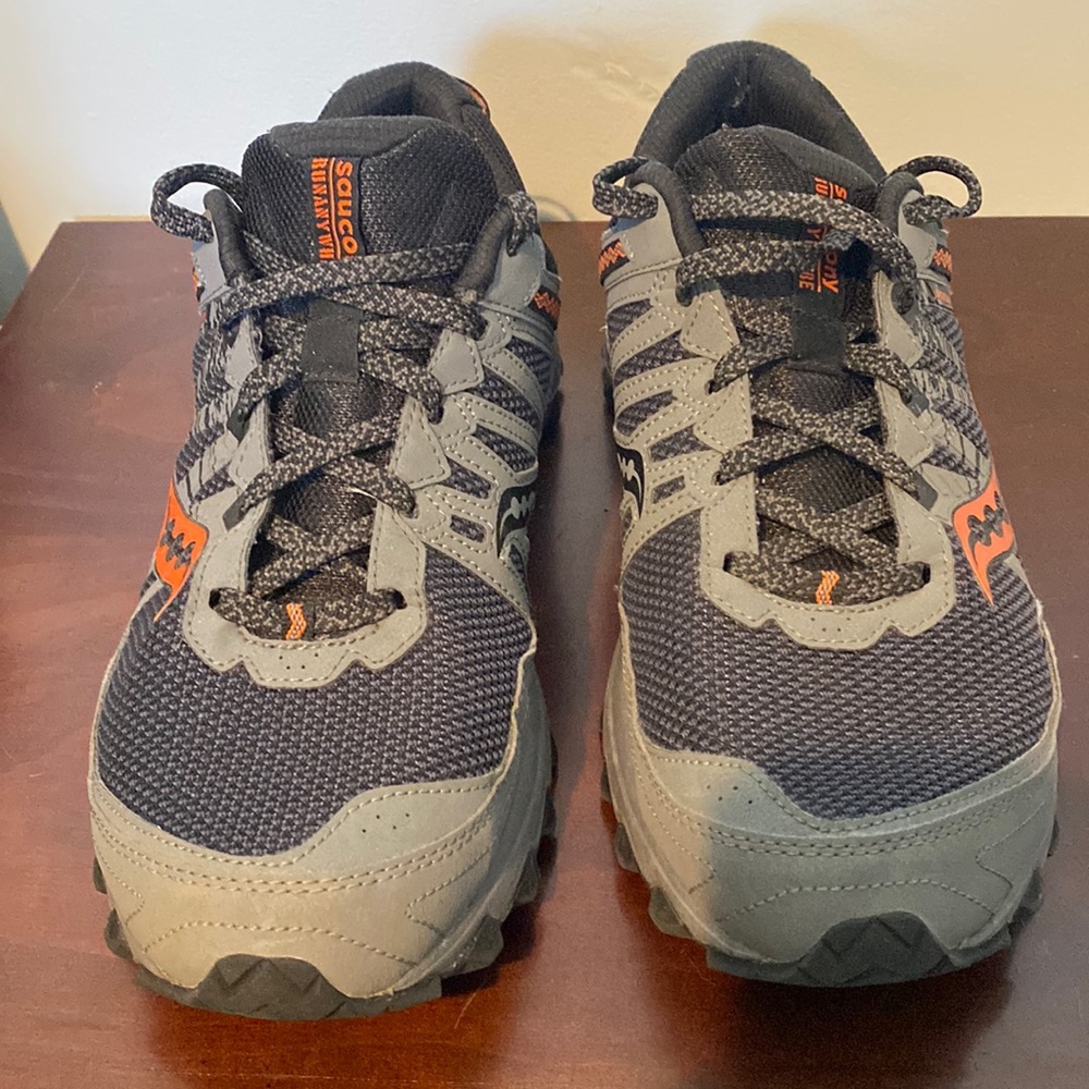 Saucony Excursion TR12. Orange & Gray/Black. 14W
